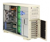 Platforma 4020C-TB, H8DCE, SC743T-645, T/4U, Dual Opteron 200 Series, Sata Controller, Black foto1